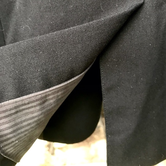 Black H&M Tuxedo Jacket w/ Satiny Lapels - Picture 6 of 9